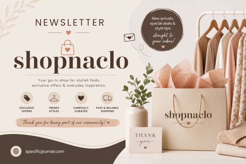 newsletter shopnaclo