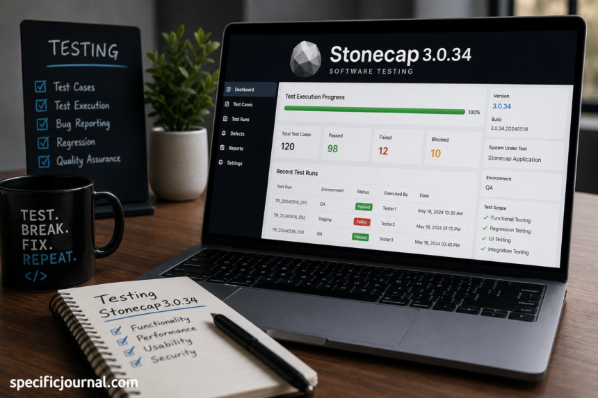 testing stonecap3.0.34 software